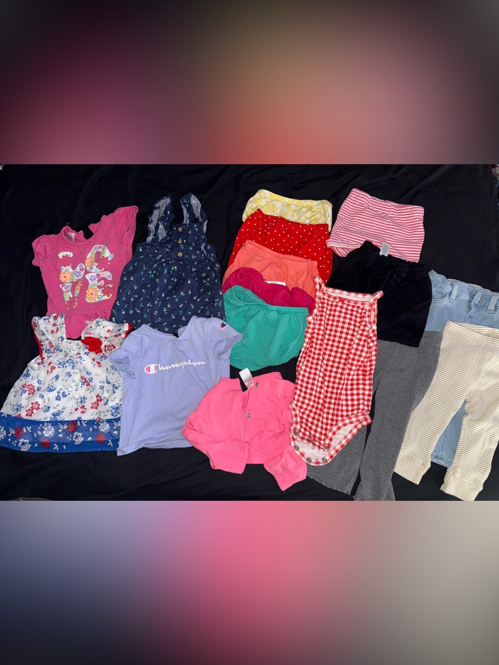 Baby Girls Clothes 9-12 Months Lot 16pc